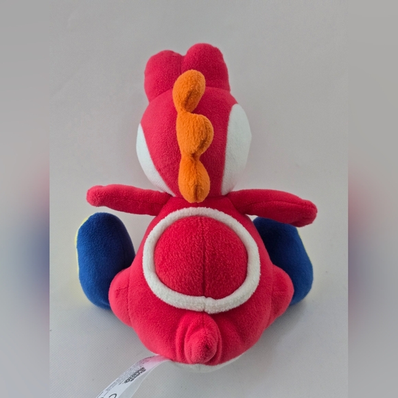 Nintendo Red Yoshi Plush Super Mario Character Dinosaur Toy - Picture 2 of 3